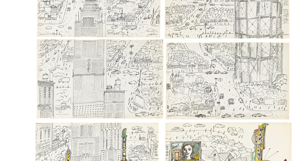 大卫·拜恩/索尔·斯坦贝格:影响与亲和 | Pace 画廊 - Pace Gallery
