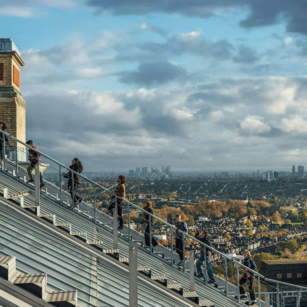 Sommet Ally Pally : Escalade guidée sur les toits - Sommet Ally Pally