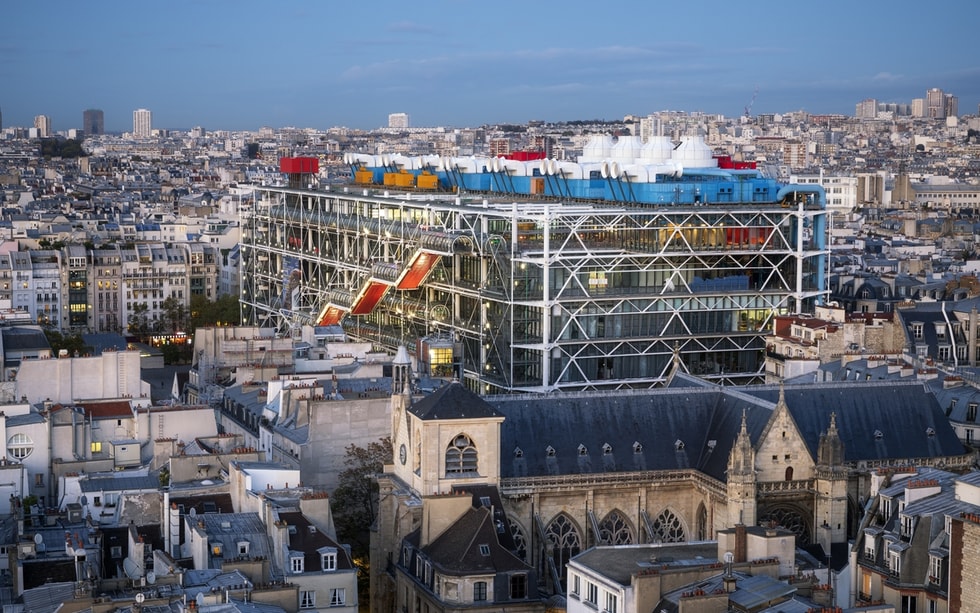 Visites urbaines : architecture contemporaine - Maison Pompidou